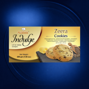 Indulge Zeera Cookies 200g Box