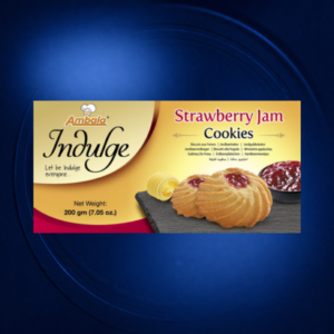 Indulge Strawberry Jam Cookies 200g Box